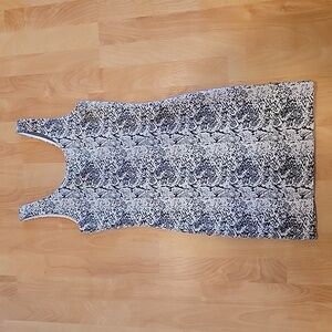 H&M Black And White Casual Bodycon Dress Size Small